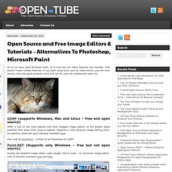 ... Editors & Tutorials – Alternatives To Photoshop, Microsoft Paint