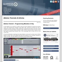 Videos « Quantize Music Production Courses