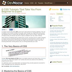 6 CSS Tutorials That Take You From Beginner to Expert