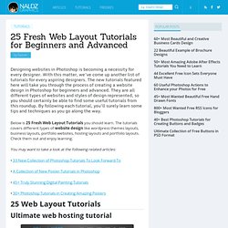 25 Fresh Web Layout Tutorials for Beginners and Advanced