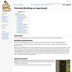 Tutorials:Building an Apartment
