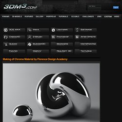 3DM3.com - Chrome Material Tutorial