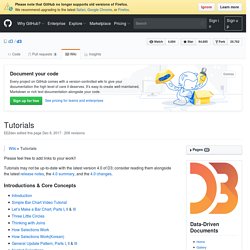 Tutorials · mbostock/d3 Wiki