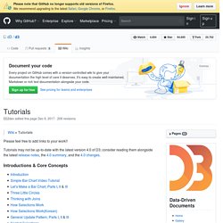 Tutorials · d3/d3 Wiki