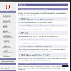 Tutorials — OERPLib 0.8 documentation