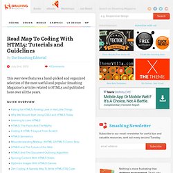Road Map To Coding With HTML5: Tutorials and Guidelines