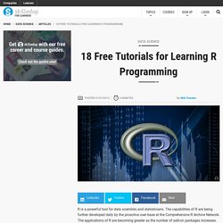 18 Free Tutorials for Learning R Programming