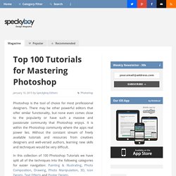 Top 100 Tutorials for Mastering Photoshop