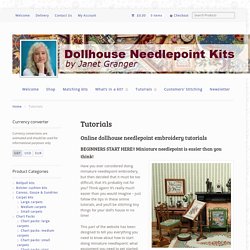 Dollhouse Needlepoint Kits