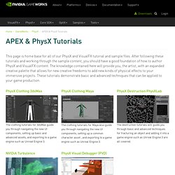 APEX & PhysX Tutorials