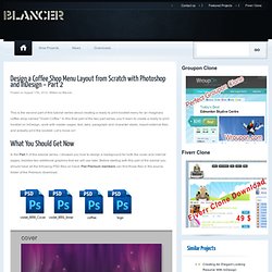 Design a Coffee Shop Menu Layout from Scratch with Photoshop and InDesign – Part 2