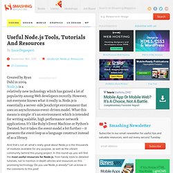 Useful Node.js Tools, Tutorials And Resources - Smashing Coding