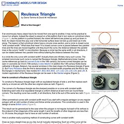 K-MODDL & Tutorials & Reuleaux Triangle - StumbleUpon