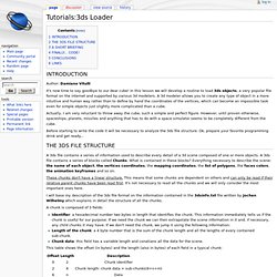 Tutorials:3ds Loader - Spacesimulator.net