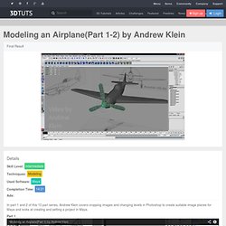 Modeling an Airplane(Part 1-2) by Andrew Klein
