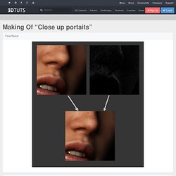 Making Of “Close up portaits”