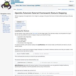 OpenGL:Tutorials:Tutorial Framework:Texture Mapping