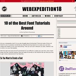 10 of the Best Font Tutorials Around