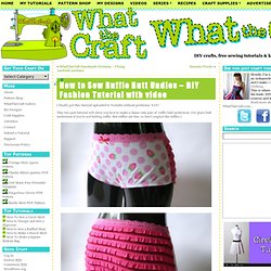 How to Make Ruffle Butt Undies – video tutorial