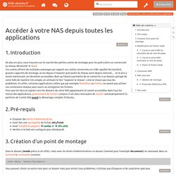 tutoriel:acceder_a_votre_nas_depuis_toutes_les_applications [Wiki ubuntu-fr]