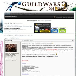 [Tutoriel] L'Artificier, le rush lvl 400 / Guild Wars 2 Shop