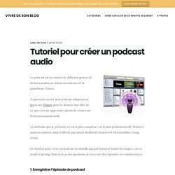 Tutoriel pour créer un podcast audio