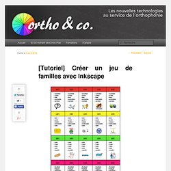Ortho & Co.: [Tutoriel] Créer un jeu de familles avec Inkscape