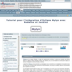 Tutoriel pour l'int gration d'Eclipse Mylyn avec Redmine et Jenkins