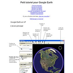 Tutoriel pour Google Earth