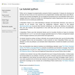 Le tutoriel python — documentation Python 3.4.4rc1