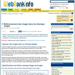 Tutoriel sur le sitemap Google pour les images