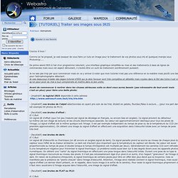 [TUTORIEL] Traiter ses images sous IRIS