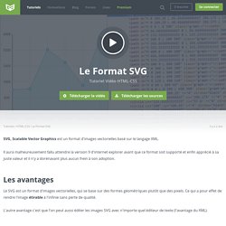 Tutoriel Vidéo HTML-CSS Le Format SVG