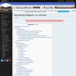 Tutoriels/Configurer un serveur