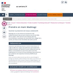 Tutoriels des ressources > Prendre en main Madmagz