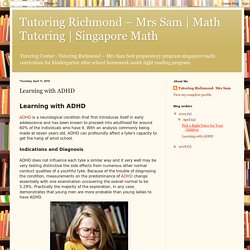 Singapore Math: Learning with ADHD