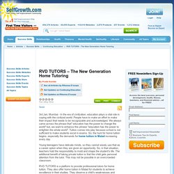 RVD TUTORS – The New Generation Home Tutoring