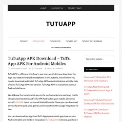 TuTuApp APK – Download TuTu App APK For Android Mobiles