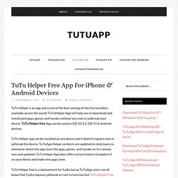 TuTuHelper – TuTu Helper Free APK For iOS & Android Devices