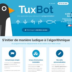 TuxBot - Appli pour coder les déplacements d'un pingouin