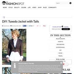 DIY: Tuxedo Jacket with Tails