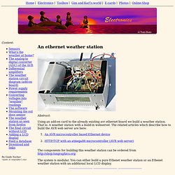 07041, An ethernet weather station
