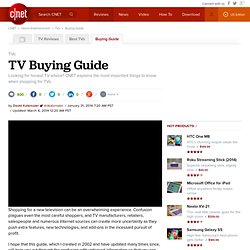 TV buying guide