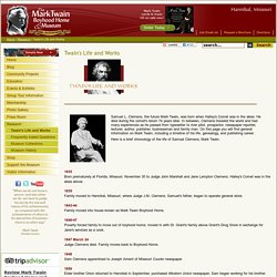 Twain's Life and Works