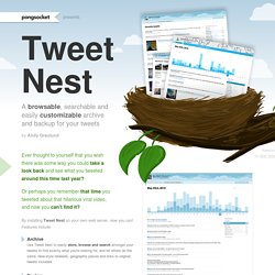 Tweet Nest