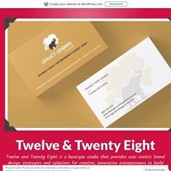 Premier Graphic Design Company – Twelve & Twenty Eight