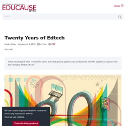 Twenty Years of Edtech