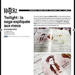Twilight : la saga expliquée aux mecs