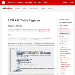 Docs - API REST Response