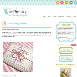 The Twinery: Twine Pansy Tutorial